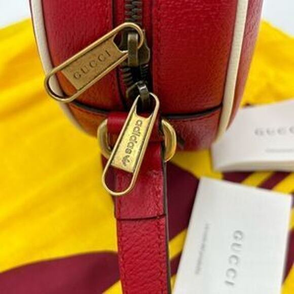 Women’s Gucci X Adidas, GG Marmont round leather shoulder bag made in Italy - Picture 10 of 11